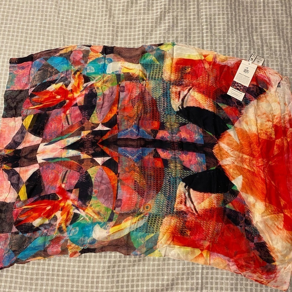 Front Row Society Birds of Paradise Scarf 60” x 80” (FW)